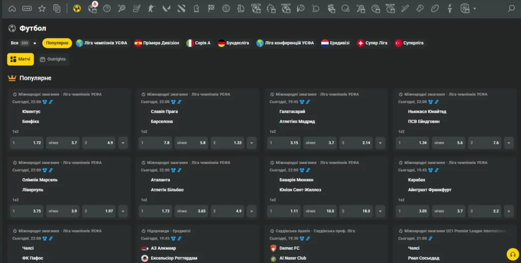 ставки на спорт види спорту